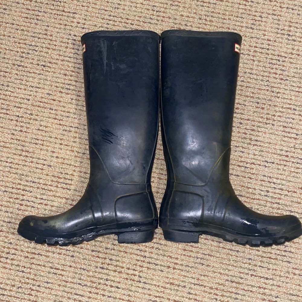 Hunter Matte Tall Rain Boots EU 40/41 - Picture 13 of 13